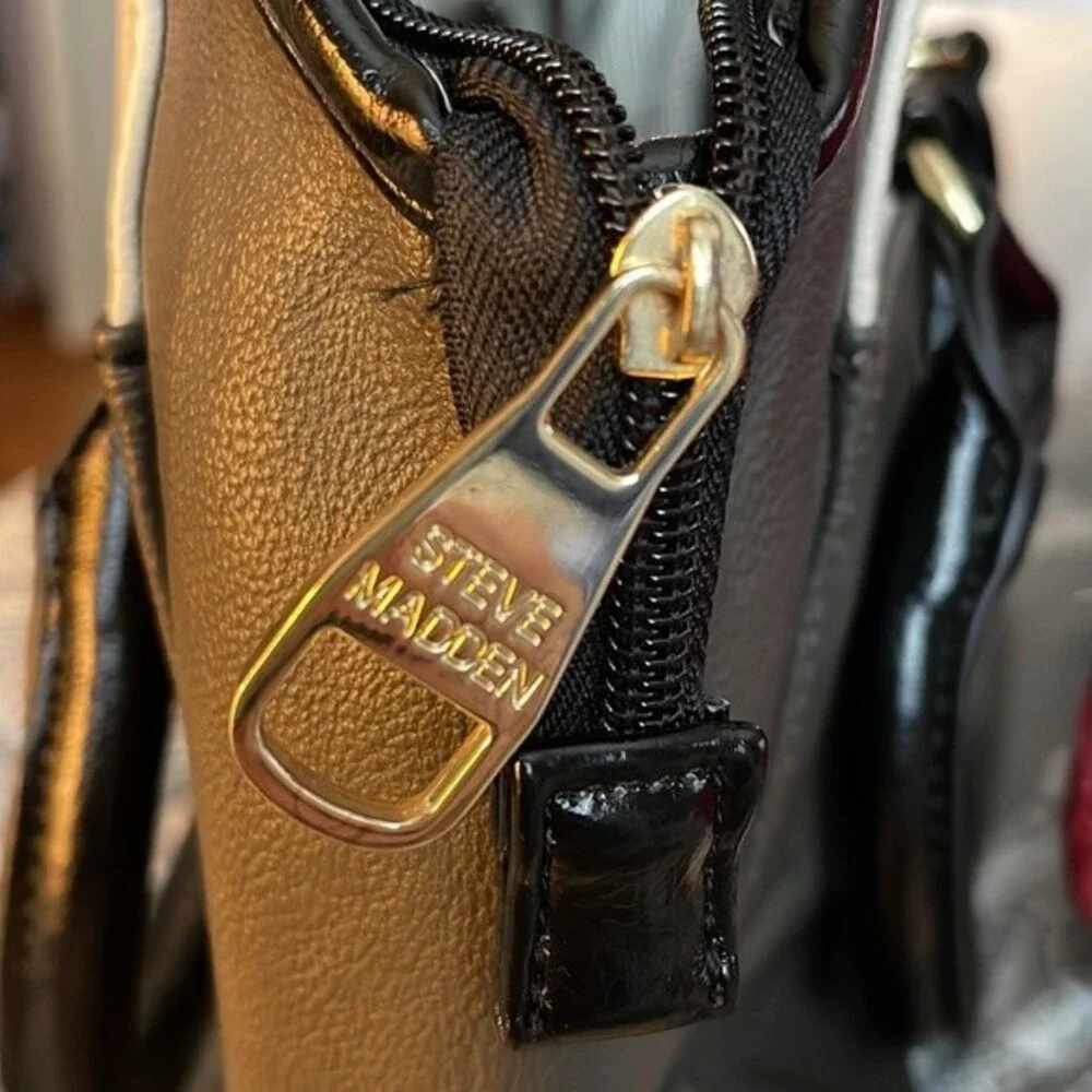 Steve Madden Grey, Black and White Handbag